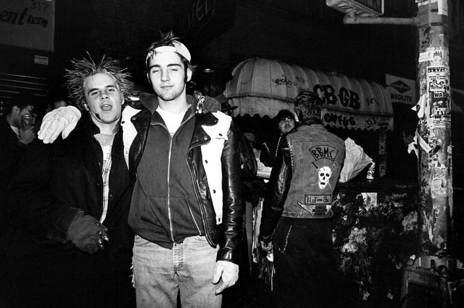 Outside CBGB, New York City