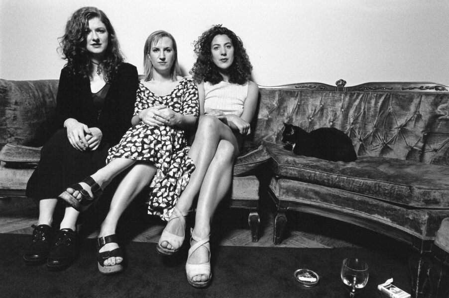 Lizzie, Neradine and Fiona, East Village roommates, New York, New York