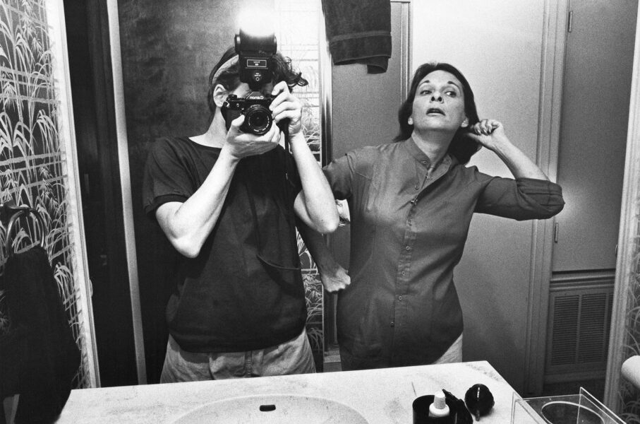 With my mother, while photographing for the series Show and Tell, Alexandria, Virginia