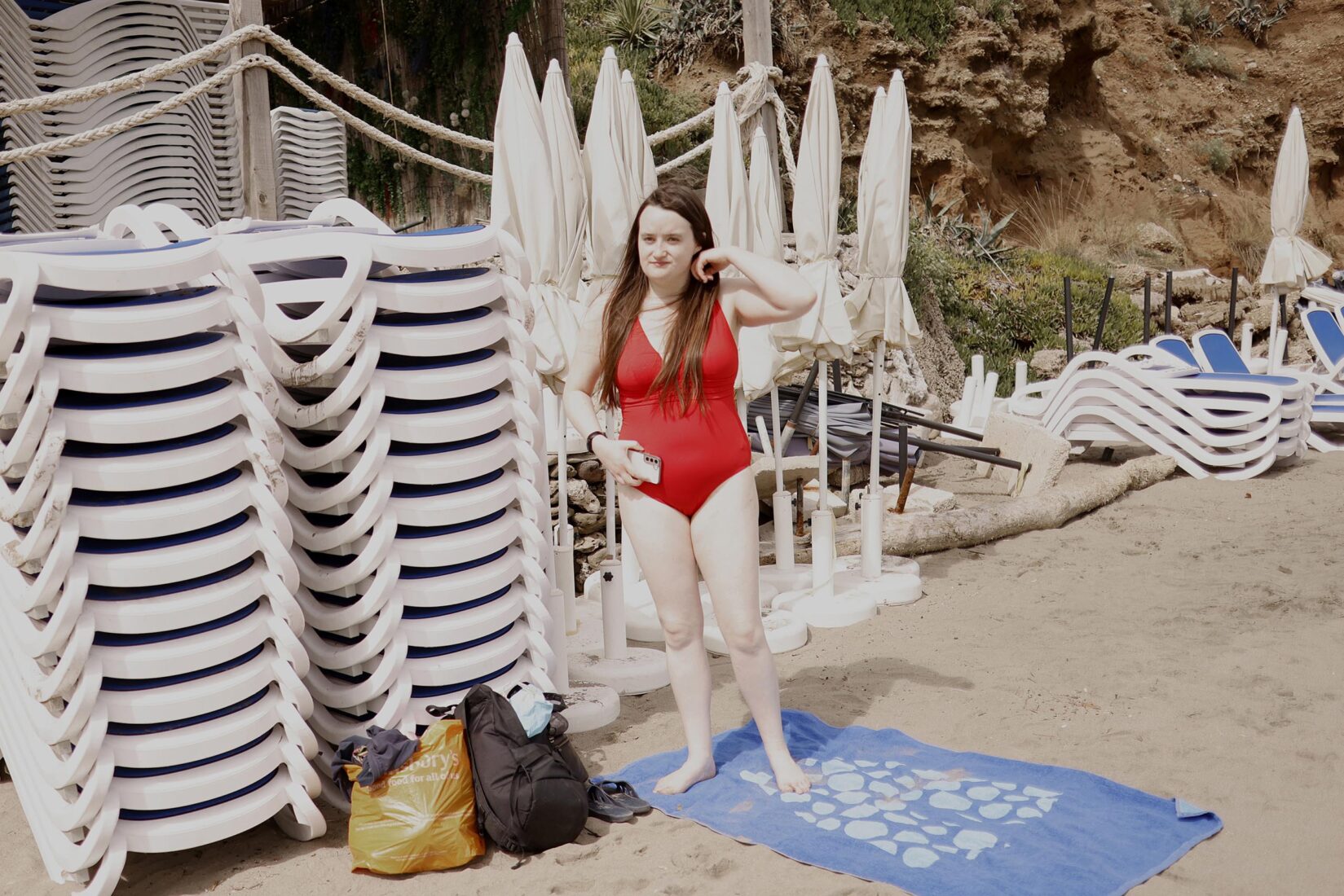 Girl on Beach, Lopud, Croatia