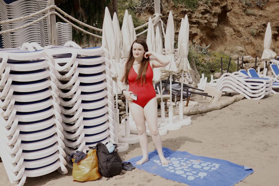 Girl on Beach, Lopud, Croatia