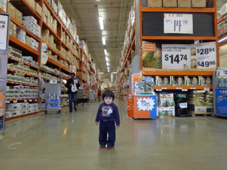 Little Boy in Store, Montclair, NJ