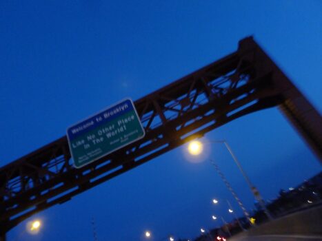 From my Vespa, Brooklyn Bridge, NYC