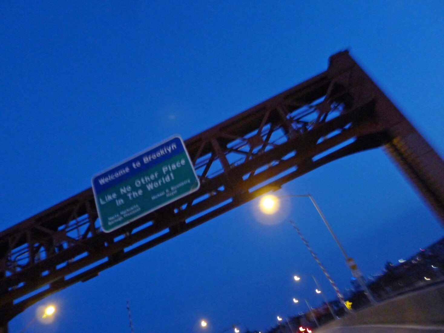 From my Vespa: Brooklyn Bridge, NYC